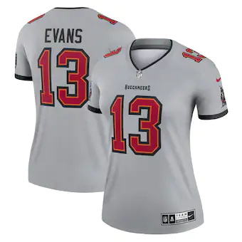 womens nike mike evans gray tampa bay buccaneers inverted l